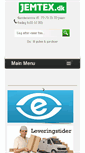 Mobile Screenshot of jemtex.dk